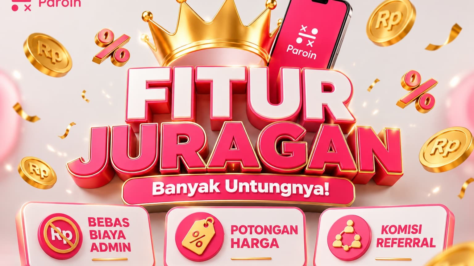 Fitur Juragan Paroin: Ajak Teman Sebanyak-Banyaknya, Cuan Berkali-Lipat!